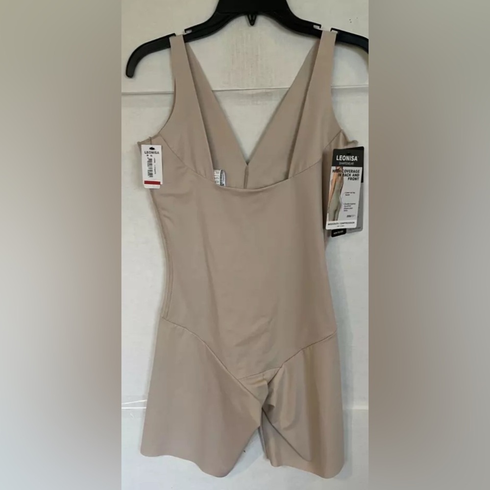 Leonisa Women's Shapewear Bodysuit - Beige